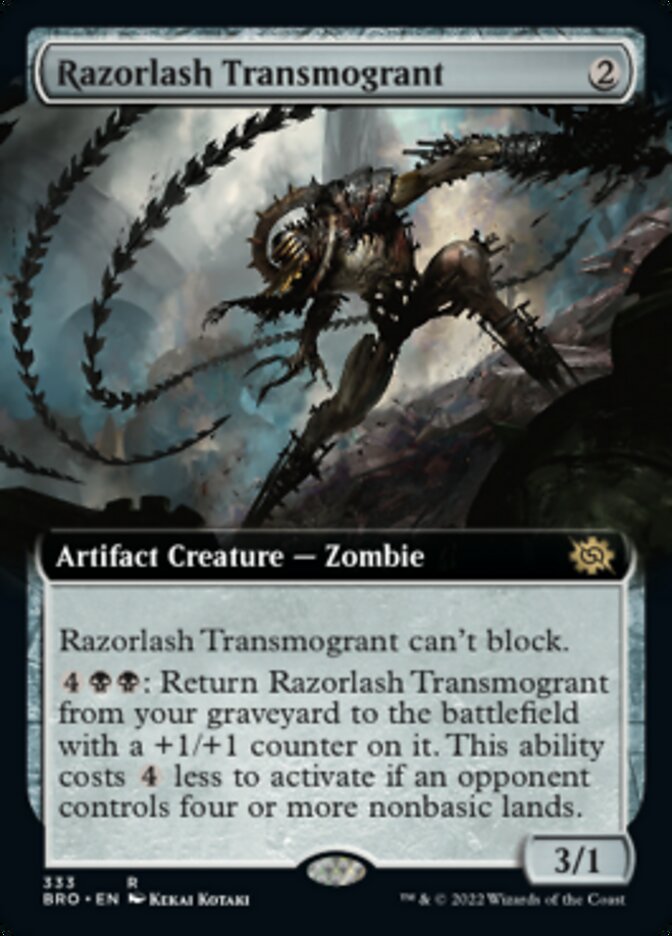 Razorlash Transmogrant (Extended Art) [The Brothers' War] | Good Games Adelaide SA