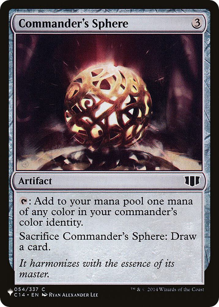 Commanders Sphere 54 (The List Reprints)  | Good Games Adelaide SA