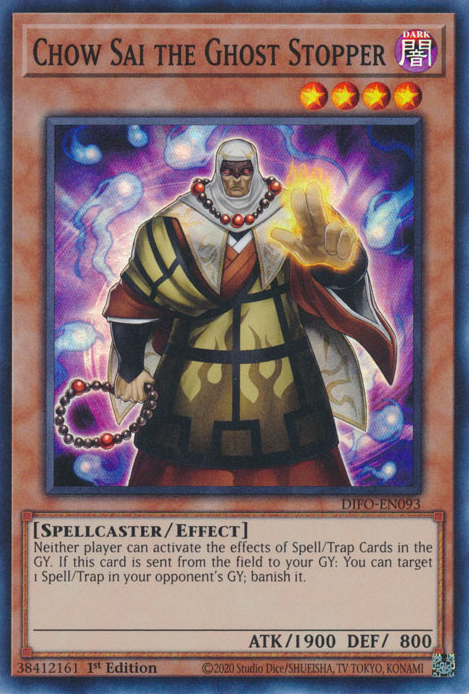 Chow Sai the Ghost Stopper [DIFO-EN093] Super Rare | Good Games Adelaide SA