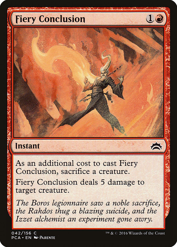 Fiery Conclusion 42 (Planechase Anthology)  | Good Games Adelaide SA