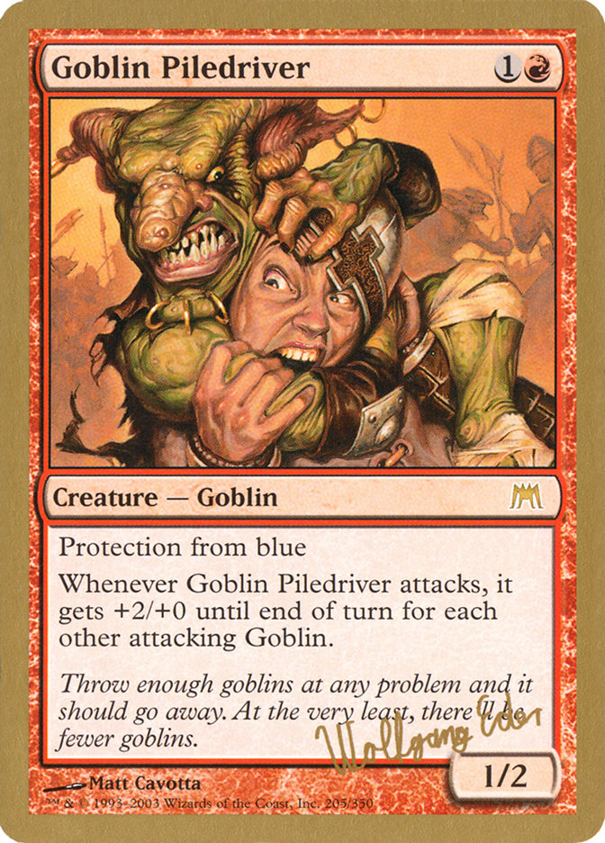 Goblin Piledriver (Wolfgang Eder) [World Championship Decks 2003] | Good Games Adelaide SA