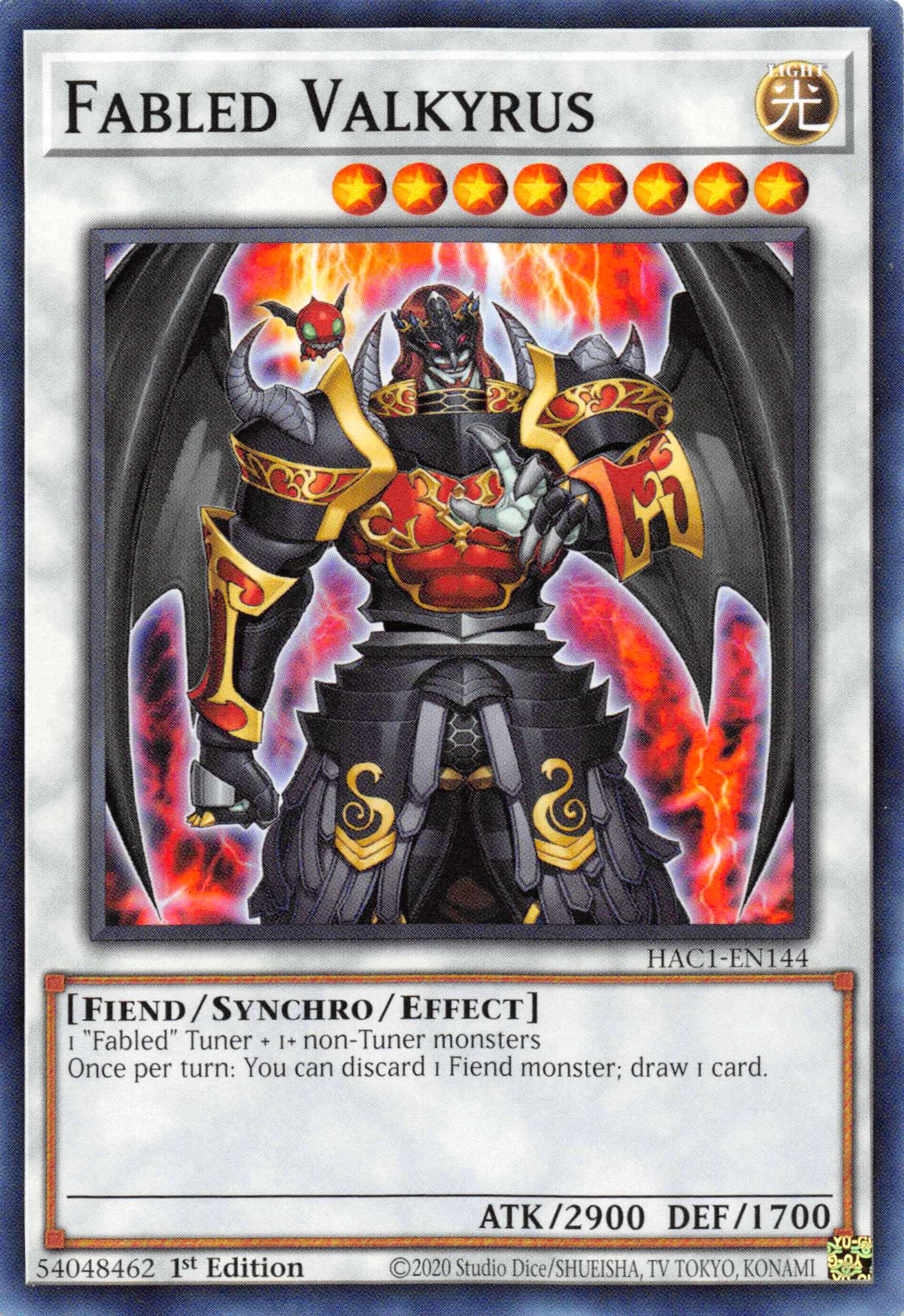 Fabled Valkyrus [HAC1-EN144] Common | Good Games Adelaide SA