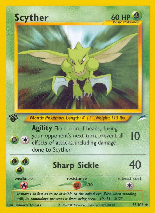 Scyther 055/105 (Neo Destiny)  - Unlimited | Good Games Adelaide SA