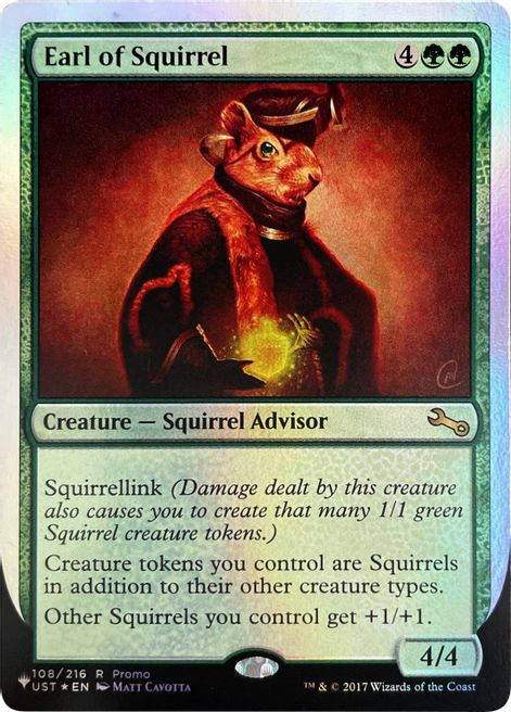 Earl of Squirrel (Unfinity Foil Edition) [The List] | Good Games Adelaide SA