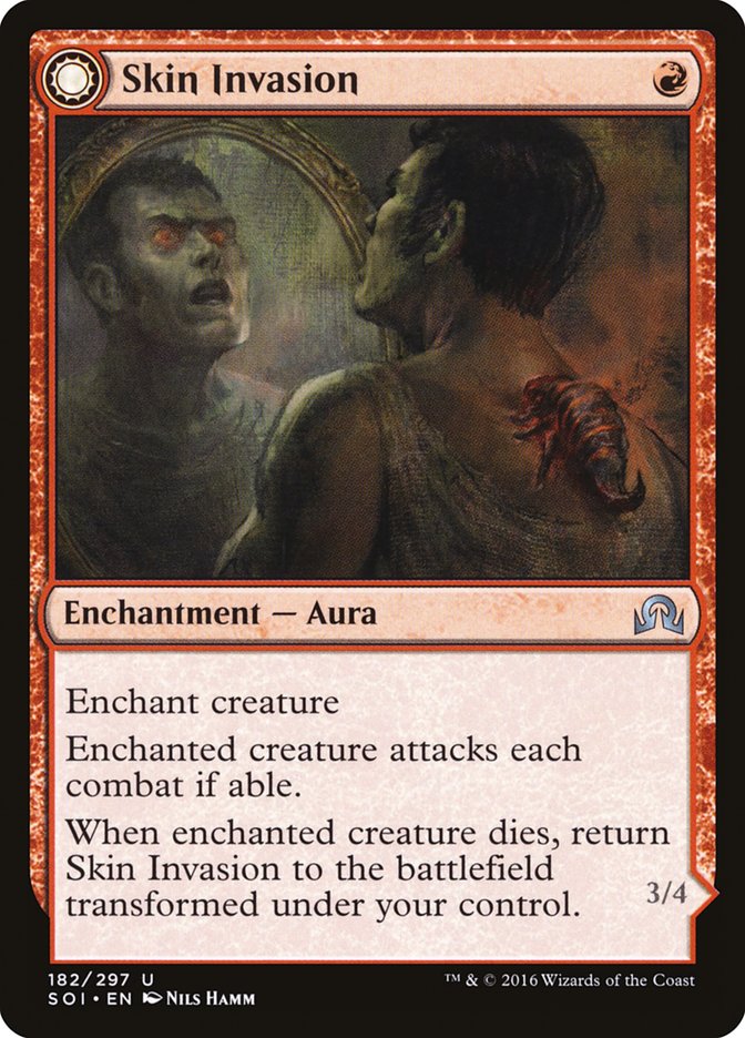 Skin Invasion // Skin Shedder 182 (Shadows over Innistrad)  - Foil | Good Games Adelaide SA