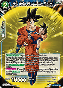Son Goku, Dad to the Rescue (Uncommon) [BT13-035] | Good Games Adelaide SA