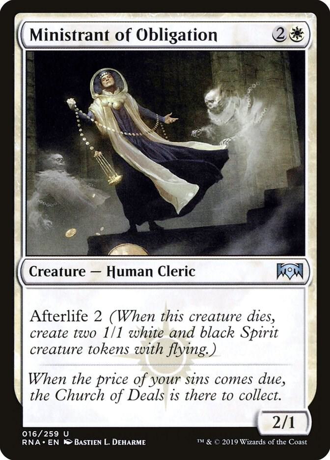 Ministrant of Obligation 16 (Ravnica Allegiance)  - Foil | Good Games Adelaide SA