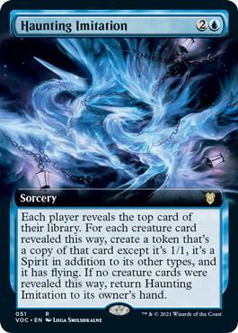 Haunting Imitation Extended Art 51 (Commander: Innistrad: Crimson Vow)  | Good Games Adelaide SA