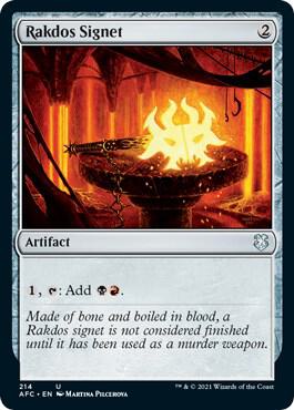 Rakdos Signet 214 (Commander: Adventures in the Forgotten Realms)  | Good Games Adelaide SA