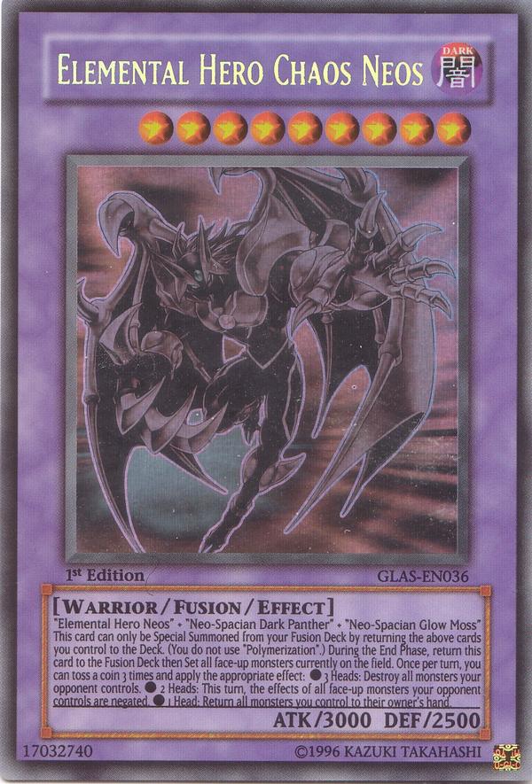 Elemental Hero Chaos Neos [GLAS-EN036] Ghost Rare | Good Games Adelaide SA