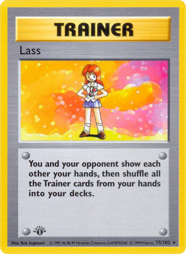 Lass 075/102 (Base Set (Shadowless))  - 1st Edition | Good Games Adelaide SA