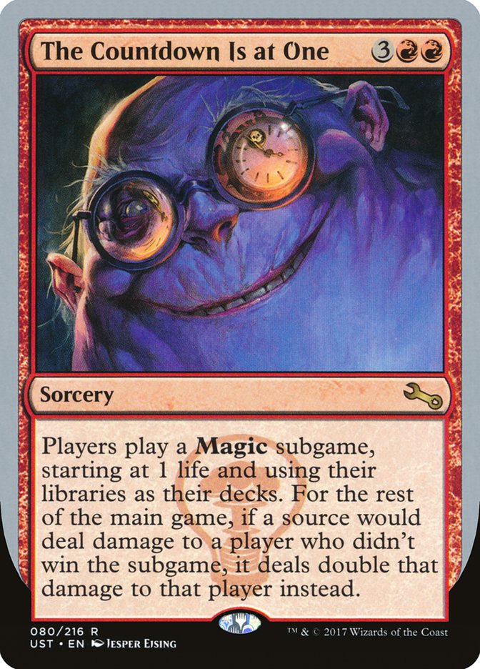 The Countdown Is at One 80 (Unstable)  - Foil | Good Games Adelaide SA