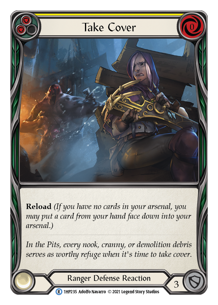 Take Cover (Yellow) [1HP235] | Good Games Adelaide SA