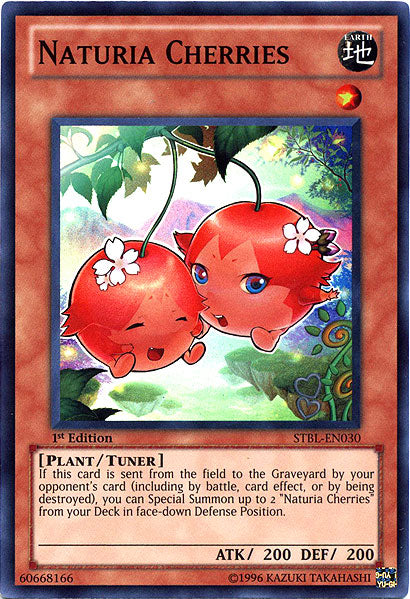 Naturia Cherries [STBL-EN030] Super Rare | Good Games Adelaide SA
