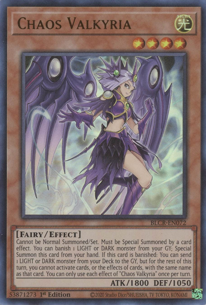 Chaos Valkyria [BLCR-EN072] Ultra Rare | Good Games Adelaide SA