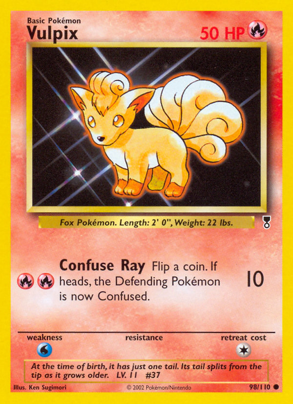 Vulpix (98/110) [Legendary Collection] | Good Games Adelaide SA