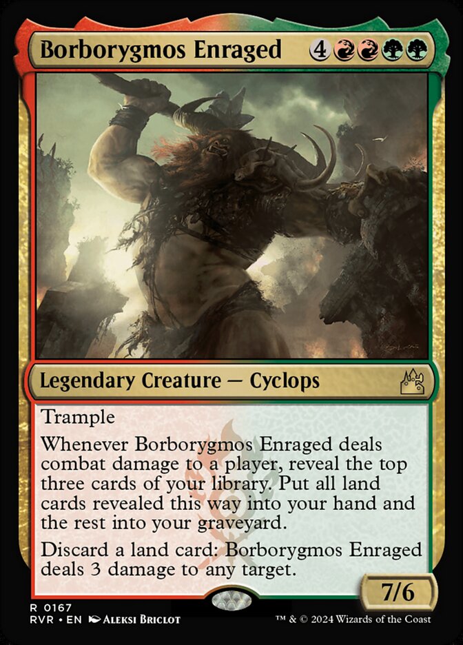 Borborygmos Enraged 167 (Ravnica Remastered)  - Foil | Good Games Adelaide SA