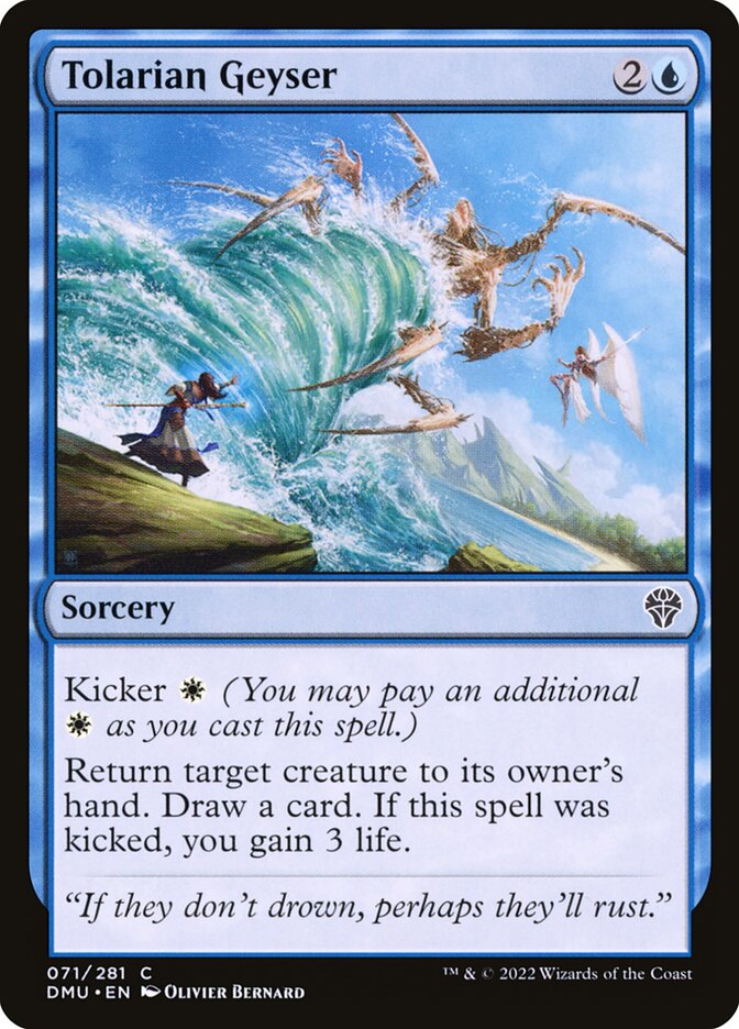 Tolarian Geyser 71 (Dominaria United)  - Foil | Good Games Adelaide SA