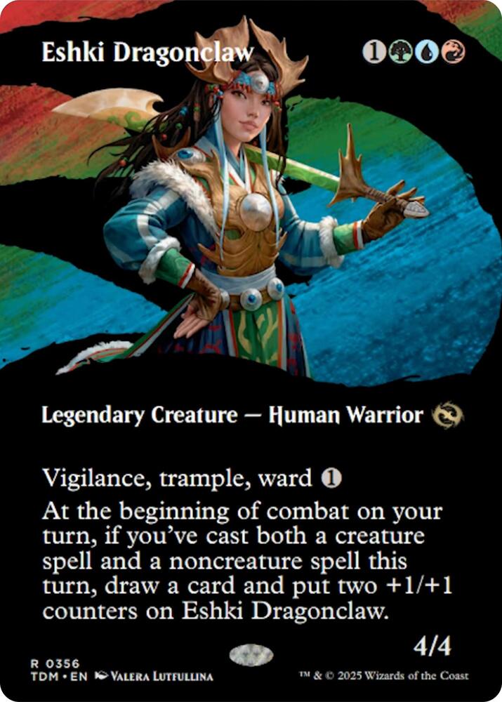 Eshki Dragonclaw 356 (Tarkir: Dragonstorm)  - Foil | Good Games Adelaide SA