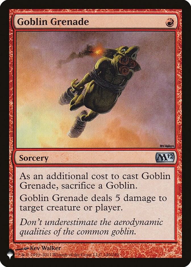 Goblin Grenade 140/249 (The List Reprints)  | Good Games Adelaide SA