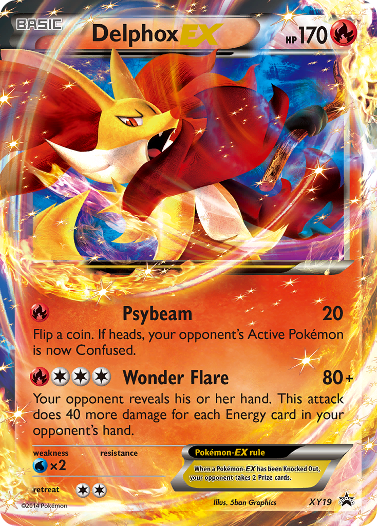 Delphox EX (XY19) [XY: Black Star Promos] | Good Games Adelaide SA