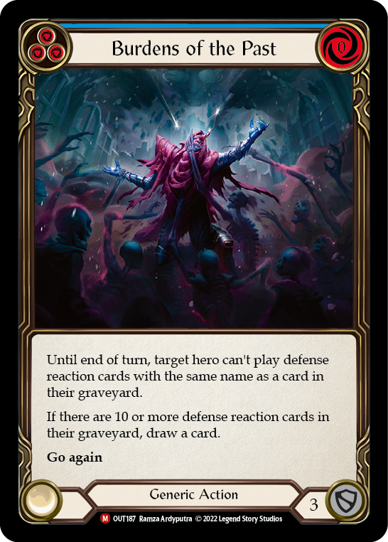 Burdens of the Past [OUT187] (Outsiders)  Rainbow Foil | Good Games Adelaide SA