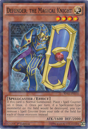 Defender, The Magical Knight [BP03-EN054] Shatterfoil Rare | Good Games Adelaide SA