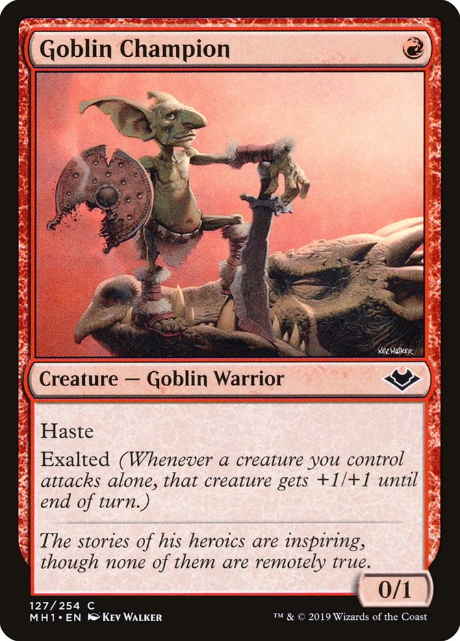 Goblin Champion [Modern Horizons] | Good Games Adelaide SA