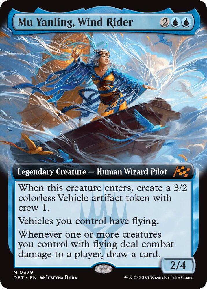 Mu Yanling, Wind Rider 379 (Aetherdrift)  - Foil | Good Games Adelaide SA