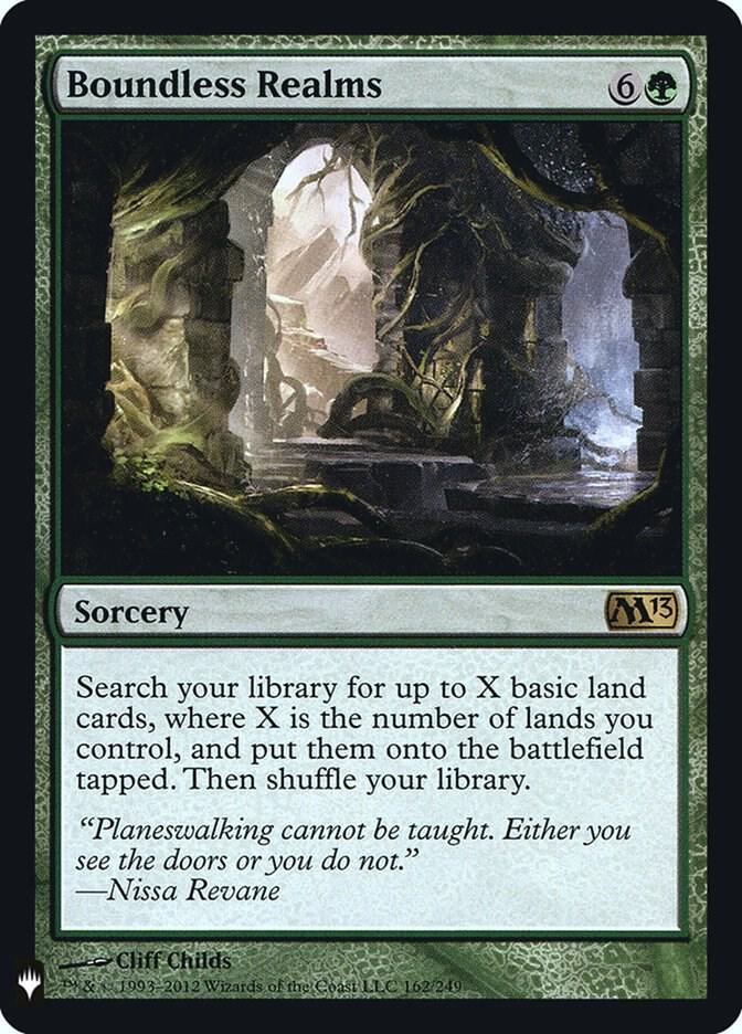 Boundless Realms 162 (The List Reprints)  - Foil | Good Games Adelaide SA