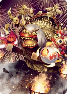 March of Reckless Joy Art Card [Kamigawa: Neon Dynasty Art Series] | Good Games Adelaide SA