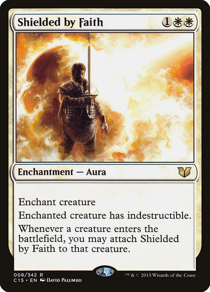 Shielded by Faith 8 (Commander 2015)  | Good Games Adelaide SA