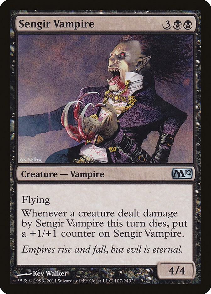 Sengir Vampire 107 (Magic 2012 (M12))  - Foil | Good Games Adelaide SA