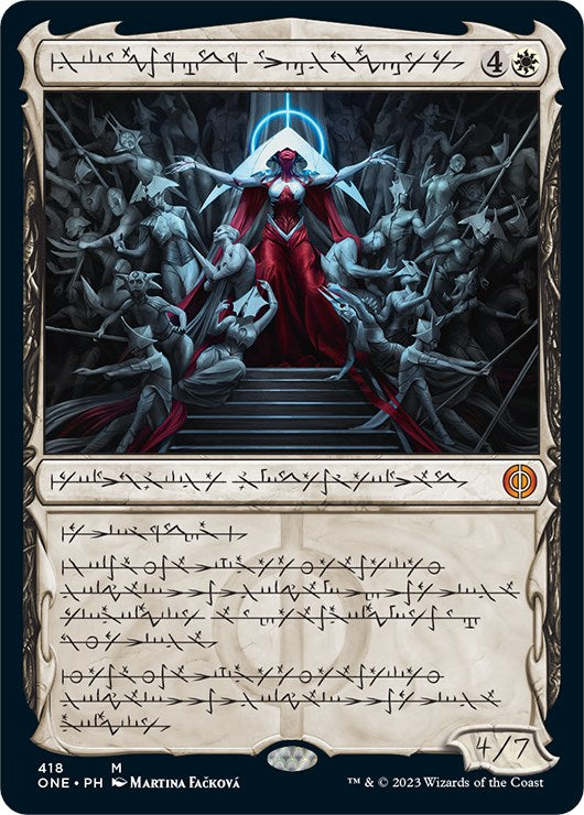 Elesh Norn, Mother of Machines (Phyrexianized Step-and-Compleat Foil) [Phyrexia: All Will Be One] | Good Games Adelaide SA