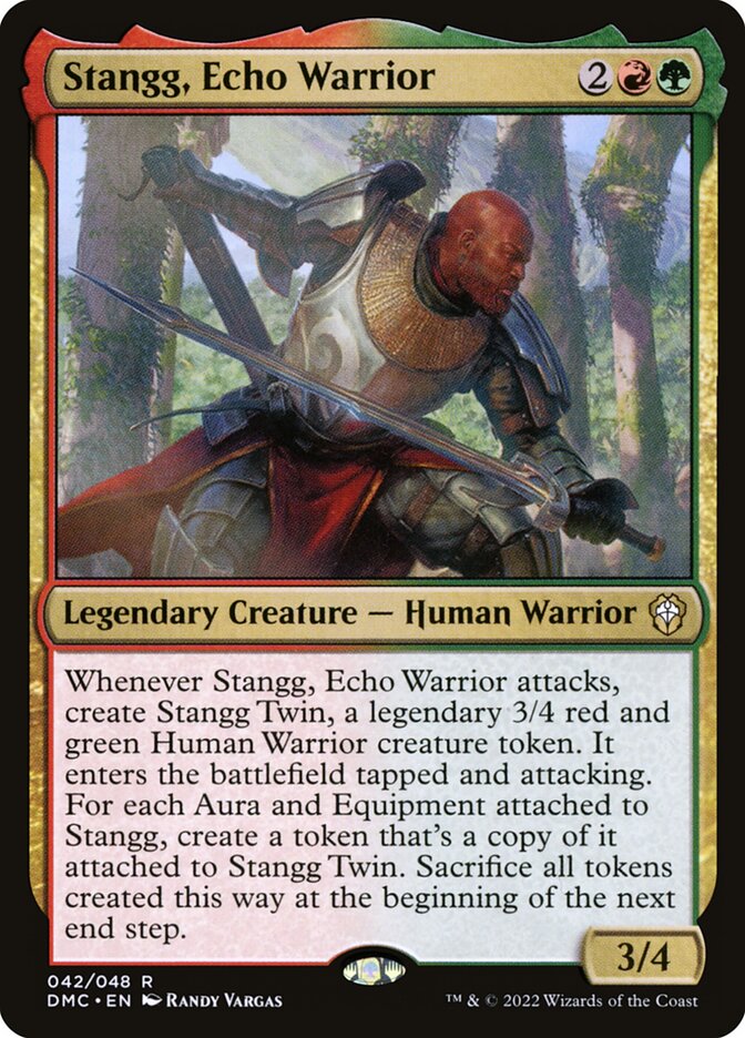 Stangg, Echo Warrior 42 (Commander: Dominaria United)  - Foil | Good Games Adelaide SA