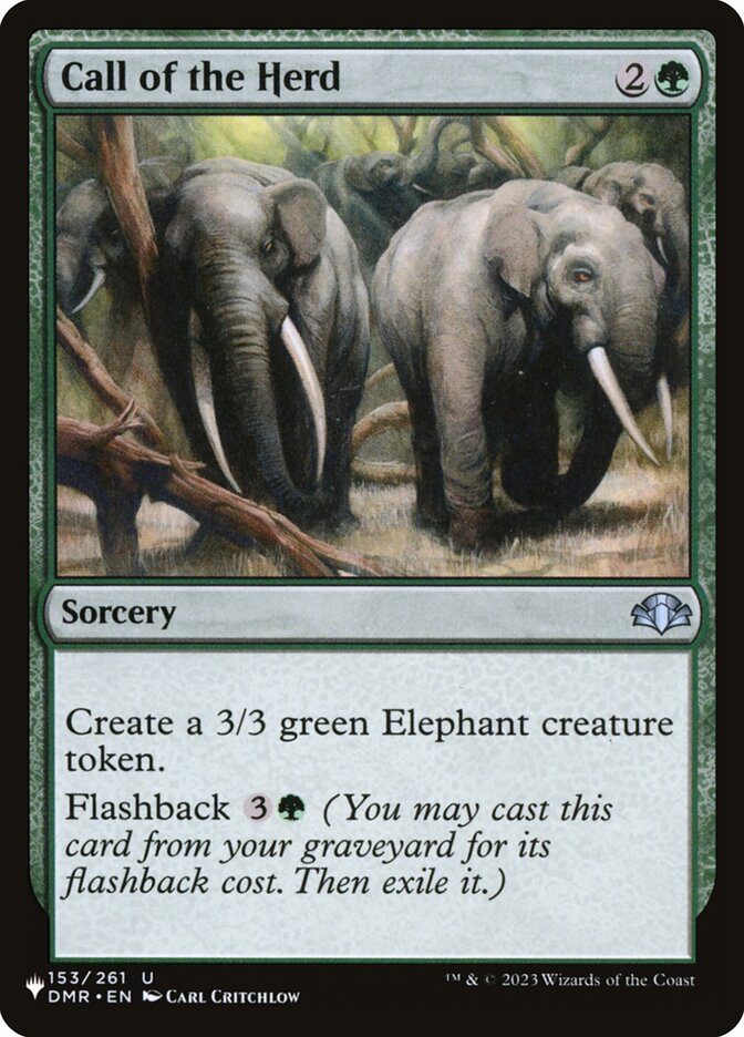 Call of the Herd 153/261 (The List Reprints)  | Good Games Adelaide SA