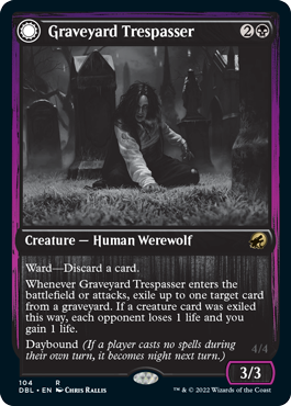 Graveyard Trespasser // Graveyard Glutton [Innistrad: Double Feature] | Good Games Adelaide SA