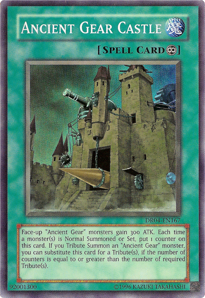 Ancient Gear Castle [DR04-EN167] Super Rare | Good Games Adelaide SA
