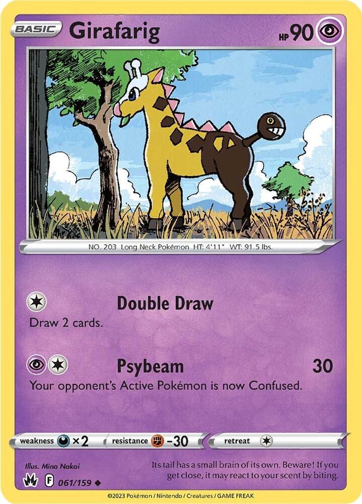 Girafarig 061/159 (Crown Zenith)  | Good Games Adelaide SA