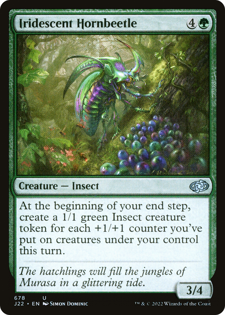 Iridescent Hornbeetle [Jumpstart 2022] | Good Games Adelaide SA