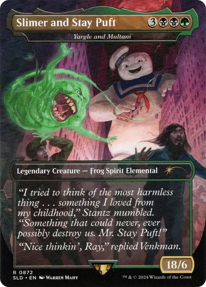 Slimer and Stay Puft Yargle and Multani 872 (Secret Lair Drop Series)  | Good Games Adelaide SA