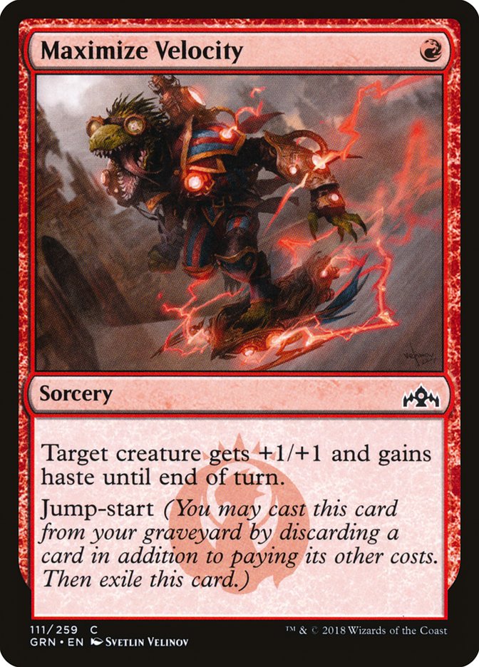 Maximize Velocity 111 (Guilds of Ravnica)  - Foil | Good Games Adelaide SA