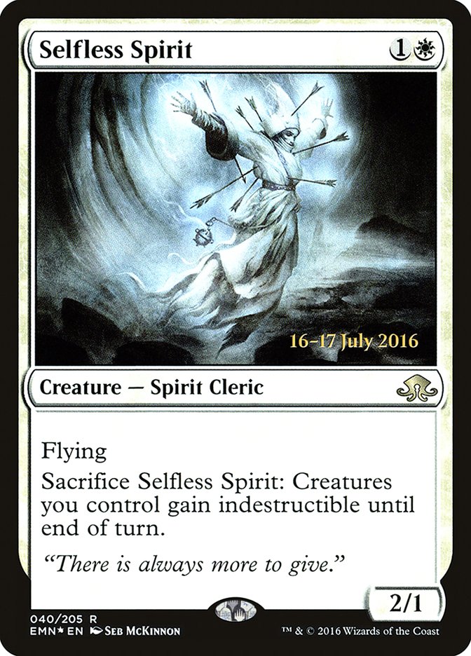 Selfless Spirit [Eldritch Moon Promos] | Good Games Adelaide SA
