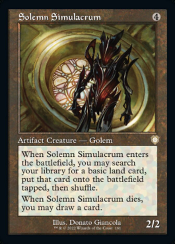 Solemn Simulacrum (Retro) [The Brothers' War Commander] | Good Games Adelaide SA