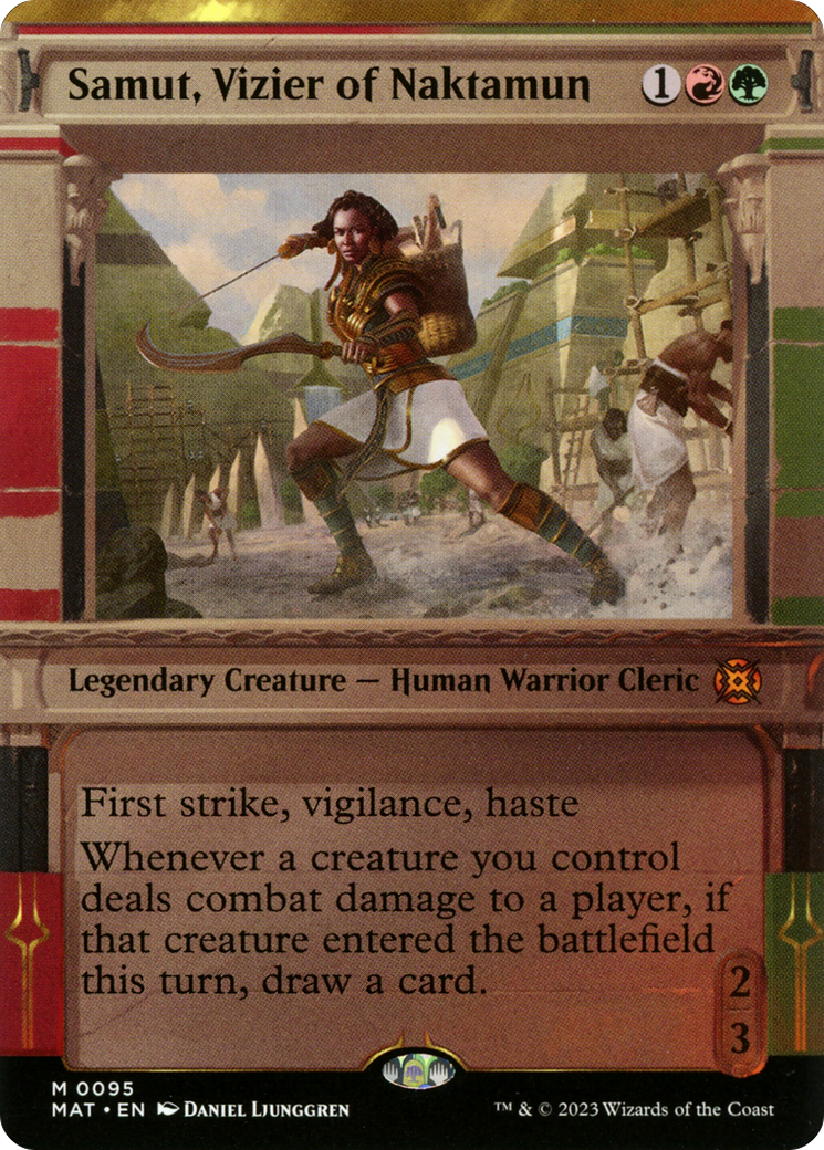 Samut, Vizier of Naktamun (Showcase) [March of the Machine: The Aftermath] | Good Games Adelaide SA