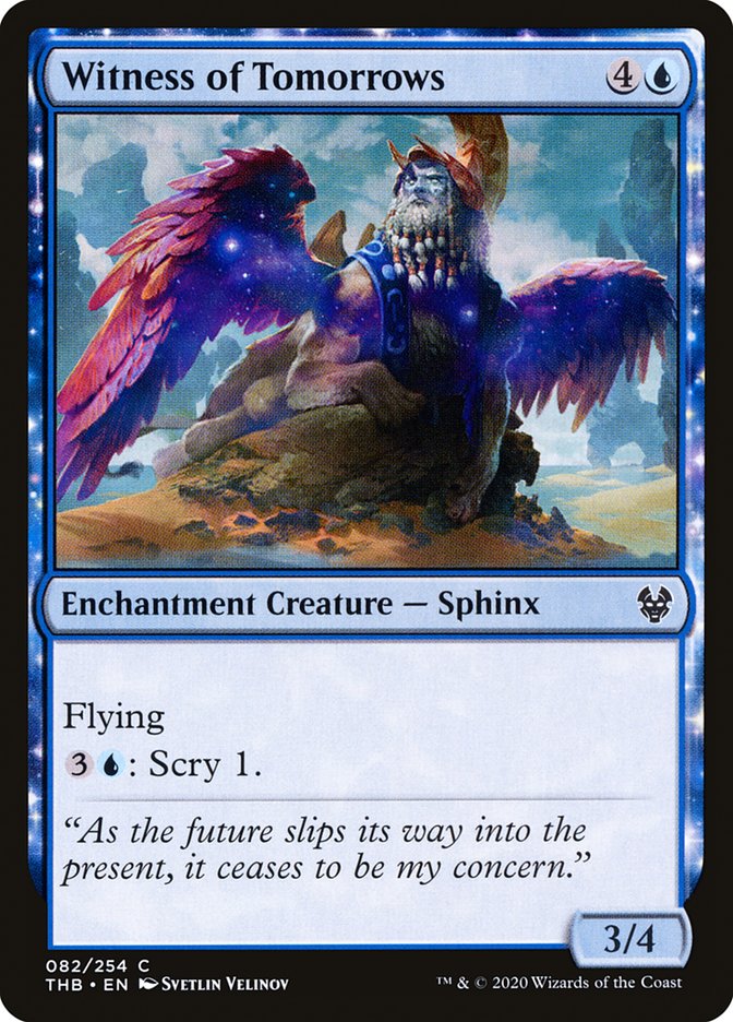 Witness of Tomorrows 82 (Theros Beyond Death)  - Foil | Good Games Adelaide SA