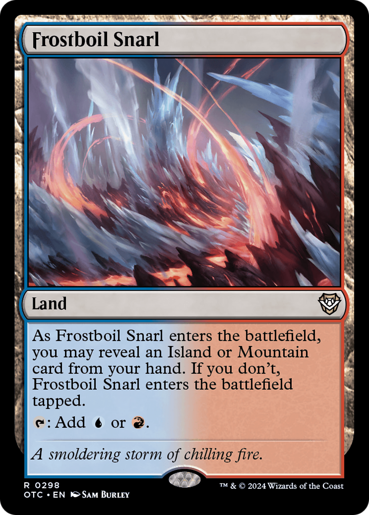 Frostboil Snarl [Outlaws of Thunder Junction Commander] | Good Games Adelaide SA
