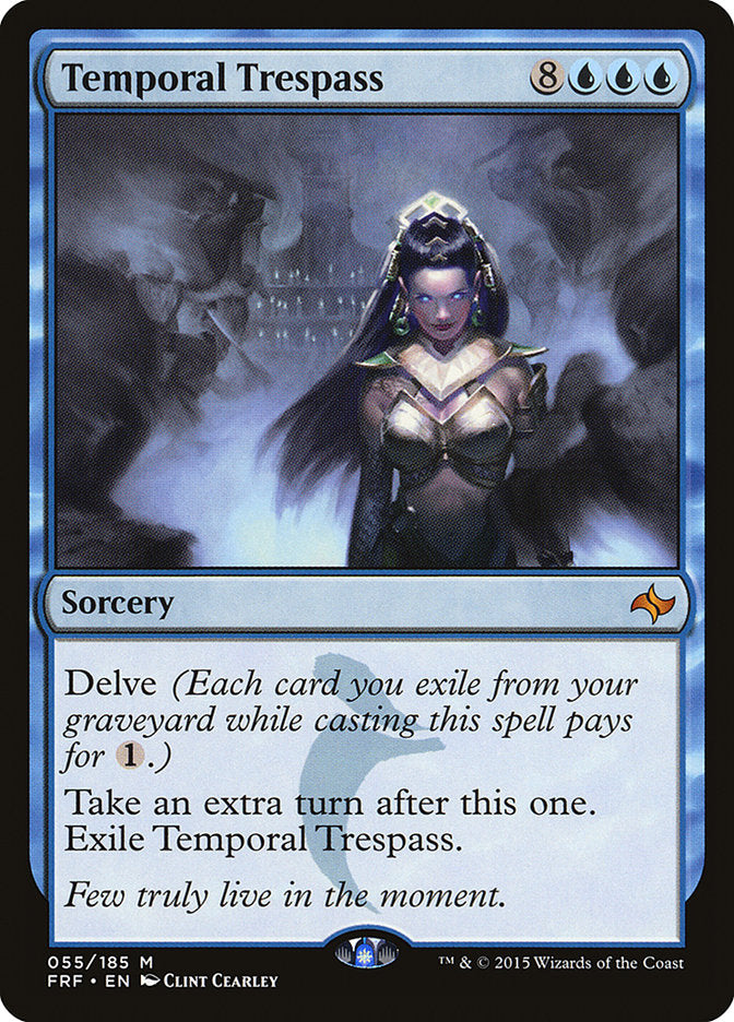Temporal Trespass 55 (Fate Reforged)  - Foil | Good Games Adelaide SA
