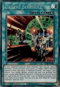 Urgent Schedule [LDS2-EN125] Secret Rare | Good Games Adelaide SA