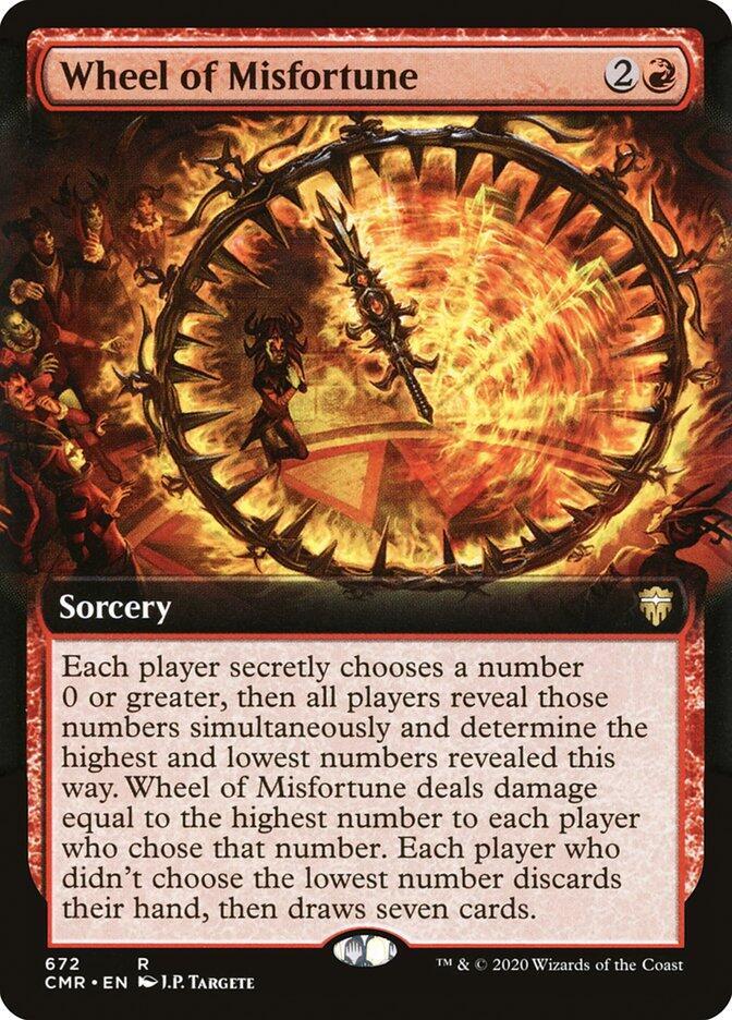 Wheel of Misfortune 672 (Commander Legends)  - Extended Art | Good Games Adelaide SA